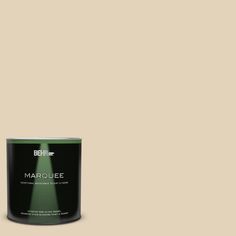 a can of marquee paint on a dark green background