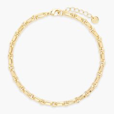 Available in 14k gold plated brass Chain width: 5mm 9" specialty chain with 1" extender Lobster claw closure Made in the USA SKU: BYA1014 Anklets Online, Gold Anklet, Other Mothers, Be Confident, How To Show Love, Brass Chain, Beautiful Packaging, Lobster Claw, Anklets