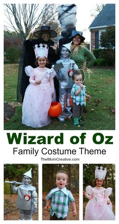 the wizard of oz family costume theme