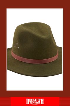 Go ahead, smash it in a pocket. The men's Felt Crusher Hat springs back into shape every time. Dense felted wool holds in heat, even when wet. Fall Six-panel Hat For Outdoor, Fall Six-panel Outdoor Hat, Fall Outdoor Six-panel Hat, Winter Travel Hat, Wool Hat Bands For Travel, Casual Hunting Hats For Fall, Casual Fall Hunting Hats, Felt Hat, Felted Wool