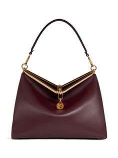 burgundy leather single detachable top handle main compartment gold-tone hardware Luxury Burgundy Shoulder Bag With Gold-tone Hardware, Luxury Burgundy Top Handle Shoulder Bag, Burgundy Shoulder Bag With Gold-tone Hardware For Office, Office Burgundy Shoulder Bag With Gold-tone Hardware, Luxury Burgundy Shoulder Bag With Detachable Handle, Elegant Red Shoulder Bag With Brass Hardware, Luxury Burgundy Bags With Metal Hardware, Business Burgundy Bags With Palladium Hardware, Formal Burgundy Bags With Metal Hardware