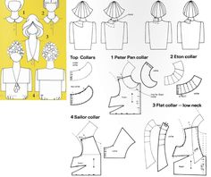 the instructions for how to make an origami doll's head and neck