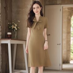 Olivia Mark - Black A-Line Dress with Bow Detail and Waist Cinching Spaghetti Strap Bodycon Dress, Coffee Color, Camisole Dress, Mermaid Fashion, Coffee Colour, Types Of Skirts, Dress With Bow, Cinched Waist, Bow Detail