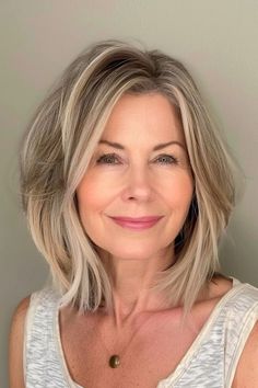 Megan Kelly Hairstyles, How To Style A Choppy Bob, How To Style Layered Bob, Haircuts For Fine Hair Over 50, Bob Haircuts For Women Over 50, Bob Haircut Fine Hair, Baroque Bob, Fine Blonde Hair, Layered Bob Haircuts For Women