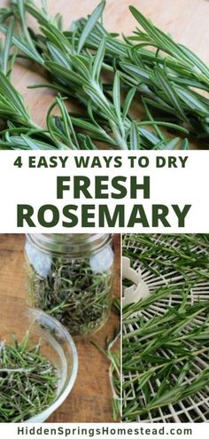 fresh rosemary is the perfect way to use fresh herbs in your kitchen and it's easy