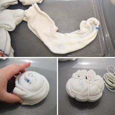 the process of making an object out of yarn