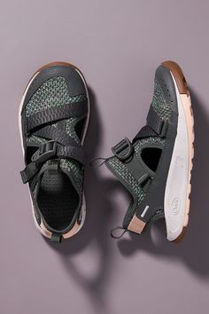 Chaco Odyssey Sneakers | Anthropologie Air Shoes, Nike Air Shoes, Sport Sandals, Rubber Heels, Accessories Home, Women's Sneakers, Flat Sandals, Slide Sandals, In Fashion