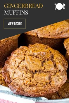 gingerbread muffins with view recipe