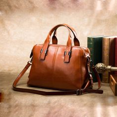 Color: Brown Vintage Bags With Zipper Closure For Fall, Vintage Bags With Leather Lining For Fall, Retro Soft Leather Shoulder Bag, Vintage Leather Shoulder Bag For Fall, Retro Leather Shoulder Bag For Office, Vintage Faux Leather Bags With Soft Leather, Vintage Faux Leather Bags With Soft Texture, Vintage Office Bags For Fall, Vintage Leather Satchel For Fall