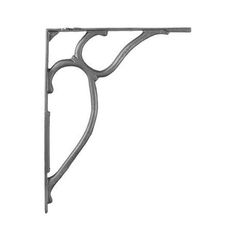 Cast Iron Shelf Bracket-Iron Accents Wrought Iron Shelf Brackets, Cast Iron Shelf, Decorative Shelf Brackets, Cast Iron Shelf Brackets, Scroll Bar, Traditional Shelves, Door Handle Design, Iron Shelf Brackets, Metal Shelf Brackets