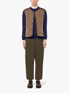 cropped wool cargo trousers from MACKINTOSH featuring khaki, wool, belt loops, off-centre front button fastening, mid-rise, cropped leg, tapered leg, two side inset pockets, two side cargo pockets, two rear flap pockets and drawstring cuffs. Khaki Utility Cargo Pants For Winter, Winter Utility Khaki Cargo Pants, Winter Khaki Utility Cargo Pants, Winter Utility Cargo Pants In Khaki, Winter Brown Cargo Pants With Side Pockets, Utility Cargo Pants With Cargo Pockets For Winter, Utility Cargo Pants For Winter, Utility Cargo Pants With Patch Pockets For Winter, Winter Utility Cargo Pants With Patch Pockets