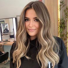 Balayage Blonde, Brunette Balayage Hair, Light Hair Color, Blonde Hair Looks, Brown Blonde Hair, Hair Color And Cut