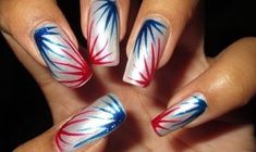 Nail Art Bleu, Diy Nail Art Tutorial, Blue Nail Art Designs