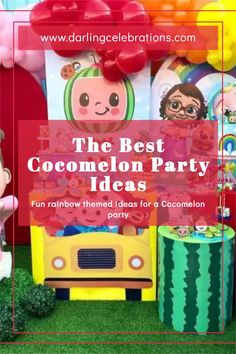 the best cocomelon party ideas for a cocomelon themed birthday or baby shower