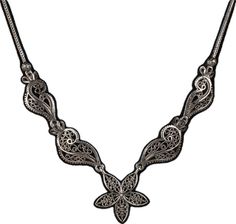 Vintage Silver Flower-shaped Necklace, Vintage Silver Flower Shaped Necklace, Elegant Engraved Flower Necklaces, Elegant Engraved Flower Shape Necklaces, Silver Metal Necklace In Flower Shape, Elegant Antique Silver Flower Pendant Necklace, Elegant Antique Silver Necklace With Flower Pendant, Elegant Engraved Flower Necklace, Silver Flower Necklace For Formal Occasions