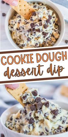 this cookie dough dessert dip is so good it's loaded with chocolate chips and marshmallows