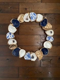 This Door Hangers item by SaltwaterandPearls has 35 favorites from Etsy shoppers. Ships from Hanahan, SC. Listed on May 13, 2024 Blue And White Wreath, Oyster Shell Wreath, Shell Home Decor, Shell Sculpture, Coastal Wreath