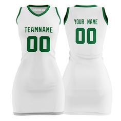 a women's basketball jersey with the name and number, team name on it