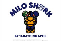 the logo for a bathing ape company