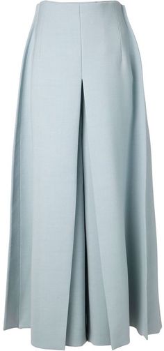 Delpozo wide leg trousers Skirt Inspiration, High Waisted Wide Leg Pants, Work Chic, Hijab Chic, Trouser Style, Inspired Fashion, Tailored Pants, Wide Pants, Jumpsuit Fashion