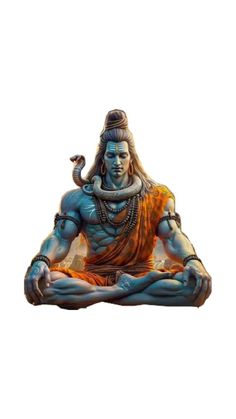 an image of the god sitting in lotus position