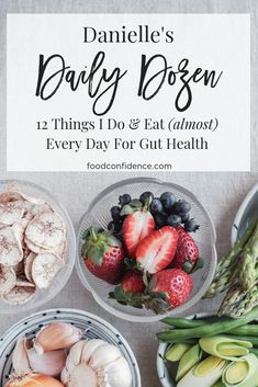 the title for danielle's baby doen 12 things i do and eat almost every day for gut health