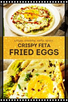 crispy, creamy, salty, and spicy fried eggs are the perfect side dish for any meal