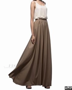 Fisdy - Exquisita falda de gasa de línea A: Hasta la rodilla, entallada, ideal para fiestas de graduación, bodas y ocasiones formales. Polyester Skirt, Mother Wedding Dress, Half Skirt, Chiffon Skirt, Prom Wedding, Pleated Midi Skirt, Types Of Skirts, Olivia Mark, Formal Occasion