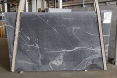 a large marble slab in a warehouse