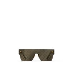 LOUIS VUITTON® - Lv Superlight Square Sunglasses - Black/gold Luxury Gold Shield Sunglasses With Uv Protection, Luxury Gold Shield Sunglasses With Uva Protection, Luxury Shield Sunglasses With Square Frame, Luxury Square Frame Shield Sunglasses, Luxury Shield Sunglasses With Uv Protection, Louis Vuitton Gifts, Black Sunglasses Square, Louis Vuitton Official, Buckle Shoes