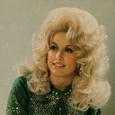 an old photo of a woman with blonde hair