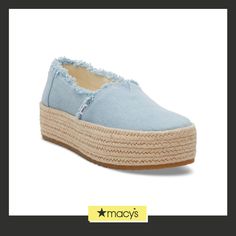 in stock Espadrilles Shoes, Slip On Espadrilles, Platform Espadrilles, Washed Denim, Colored Denim, Pastel Blue, Denim Wash, Valencia, Espadrilles