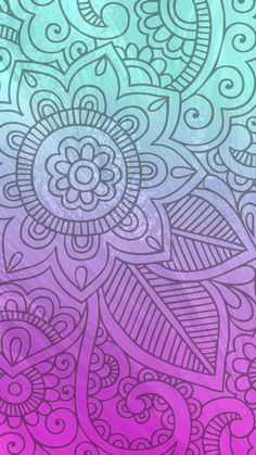 an image of a purple and blue background with paisley designs on it's surface