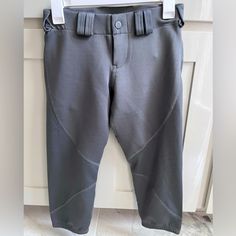 Brand New Gray Softball Pants Selling Because Changed Teams As I Bought Them That Don’t Wear Gray Softball Pants. Casual Stretch Activewear For Play, Sporty Elastic Workout Pants, Sporty Bottoms With Pockets For Playwear, Sporty Playwear Bottoms With Pockets, Athleisure Bottoms With Elastic Waistband For Playwear, Casual Sports Pants With Elastic Fit, Casual Elastic Sports Pants, Fitted Ankle-length Sports Bottoms, Stretchable Long Pants For Playwear