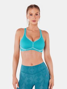 Features Bum Lift Tummy Control Reversible Wear Body Sculpting, Blue Waves, Sports Bra, Bra, Blue, How To Wear, Clothes