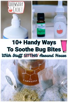 the top ten handy ways to soothe bug bites with stuff sitting around house and in bottles