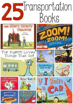 25 transportation books for kids to read