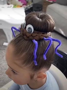 Crazy Hair Day Styles, Holiday Party Hair, Halloween Hairstyles, Styles For Kids