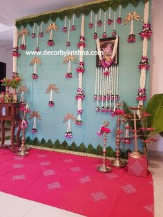 Paper Flower Wall Wedding, Saree Function