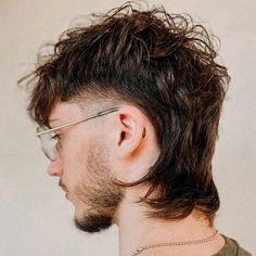 27 Stylish Mullet Hairstyle Ideas for Men in 2022 - WiseBarber.com Short Mullet Haircut, Stylish Mullet, Short Mullet, Mohawk Mullet, Men Haircut Curly Hair