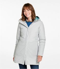 Women's Waterproof Ultralight Down Coat | Insulated Jackets at L.L.Bean Waterproof Down Outerwear For Travel, Built To Last, Down Coat, Ll Bean, L L Bean, Outerwear Women, Amazing Women, Fabric Care, Plus Size