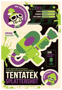 Splatoon Graphic Design, Splatoon Poster, Nintendo Splatoon, Cocoppa Wallpaper, Design Presentation, Splatoon, Cool Posters, Design Reference, Graphic Design Posters