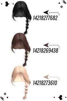 Berry Avenue Codes Brown Hair Braids, Bloxburg Hair Codes Braids, Berry Ave Braids Codes, Berry Ave Braid Hair Codes, Berry Avenue Braid Hair Codes, Ponytail Codes Berry Ave, Roblox Curly Hair, Brookhaven Hair Codes, Blonde Hair Roblox