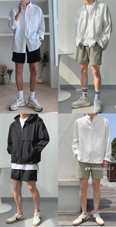 Short Men Outfit Ideas Summer, China Street Style Men, Outfit Ideas Men Summer Street Styles, Mens Summer Fits Aesthetic, Fashion For Short Men Outfits, Asian Men Fashion Casual Summer, Asian Mens Outfits, Asian Men Summer Fashion, Asian Men Summer Outfit