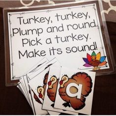 turkey, turkey, pumpkin and round pick a turkey make it's sound game