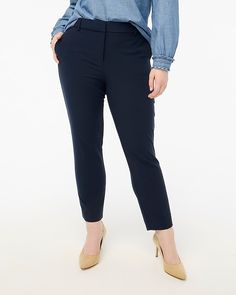 Factory: Slim Cropped Ruby Pant In Stretch Twill For Women Casual Work Outfits, Work Casual, Work Outfit, J Crew, Ruby, For Women, Pants, Clothes, Trousers