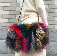 Fur Handbag, Fur Handbags, Theme Nature, Ladies Bag, Fur Bag, Transparent Fashion, Handbag Women, Shoulder Chain, Bag Trends