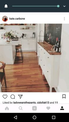 the kitchen is clean and ready to be used for cooking, baking, and eating