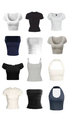 Outfit Ideas Crop Tops, Tops Collage, Tops Trendy, Latina Fashion Outfits, Smink Inspiration, Clothes Tops