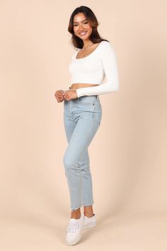 Details: Crop top Ribbed knit Long sleeves Size Chart: Size Bust Length S 80cm/31.5'' 33cm/13'' M 84cm/33'' 34cm/13.4'' L 88cm/34.6'' 35cm/13.7'' XL 92cm/36'' 36cm/14'' Stretch Cropped Knit Top In Fine Knit, Fitted Cropped Knit Top For Fall, Fall Cropped Fitted Knit Top, Spring Stretch Knit Long Sleeve Top, Fall Cropped Knit Top, Relaxed Fit Cropped Knit Top, Cropped Knit Tops With Relaxed Fit, Trendy Cropped Fine Knit Tops, Casual Cropped Fine Knit Top